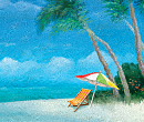 Beach Mat Digital Illustration