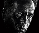 Humphrey Bogart scratchboard portrait