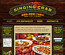 Singing Crab Restaurant website design - class project